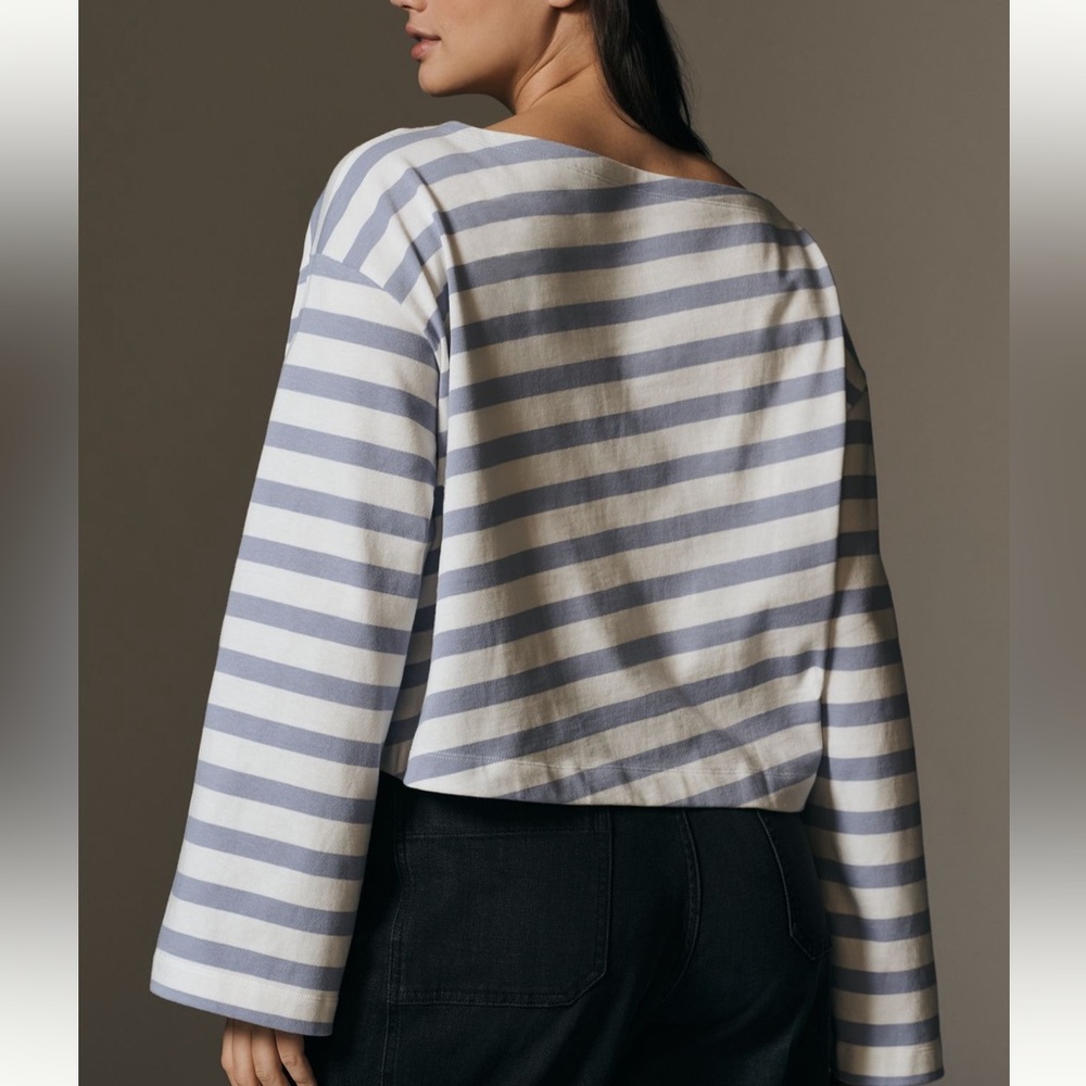 NWT - Boatneck Bell-Sleeve Knit Top - Picture 4 of 8